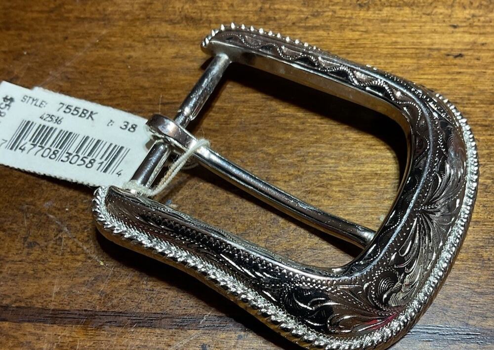Ranger Western Style Replacement Cowgirl Silver Tone Vintage 1995 Belt Buckle